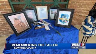 Memorial ceremony held for fallen Officers in Lowndes Co.