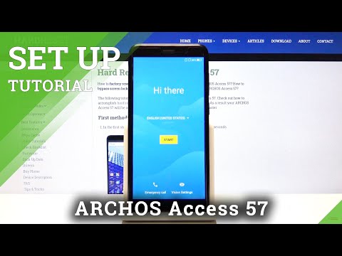 How to Set Up ARCHOS Access 57 – First Activation and Configuration