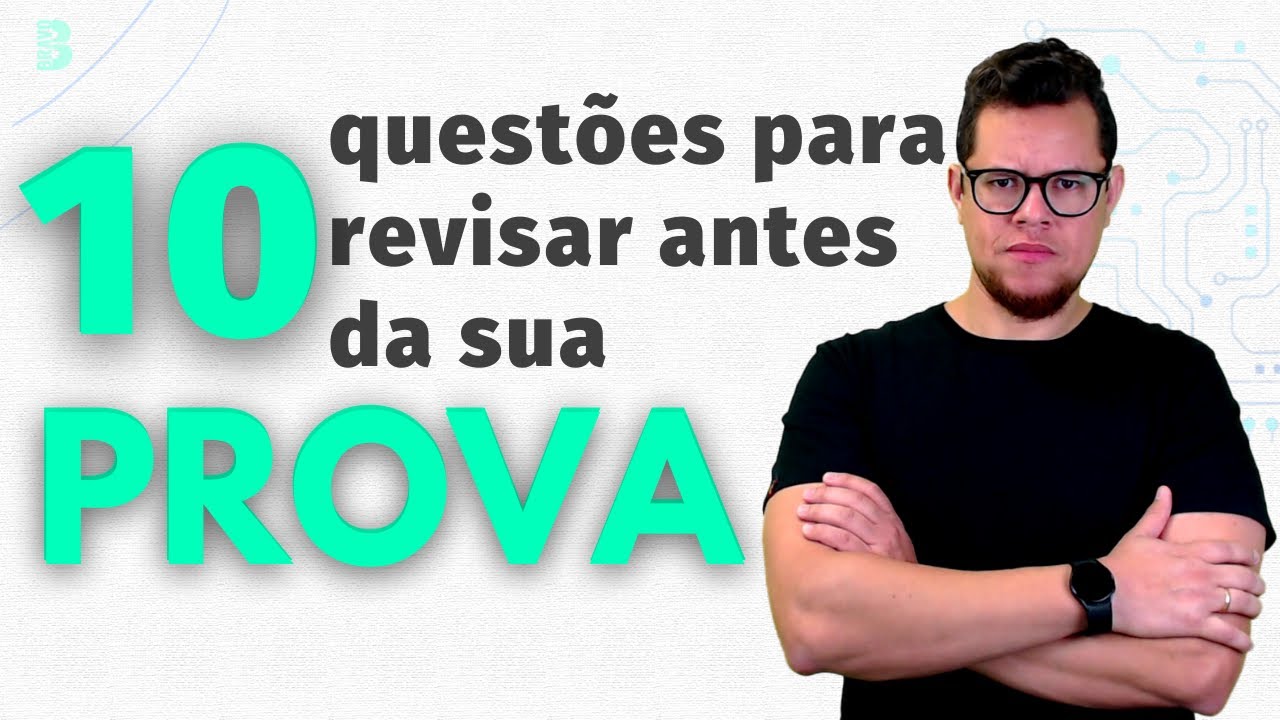 10 QUESTÕES REVISAR ANTES DA PROVA | INFORMÁTICA PARA CONCURSOS