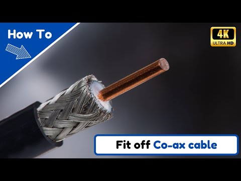 How To Crimp Co-ax (Tv/Sky) Cable
