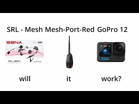 Testfahrt Sena SRL Mesh + Mesh Port Red + GoPro 12
