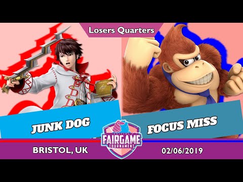 Fair Game 9 - Losers Quarters - Junk Dog (Robin) vs. Focus Miss (Donkey Kong)