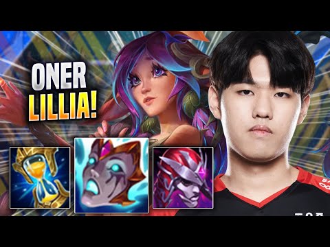 ONER DOMINATING WITH LILLIA! - T1 Oner Plays Lillia JUNGLE vs Kayn! | Season 2022