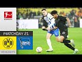 Borussia Dortmund - Hertha BSC 4-1 | Highlights | Matchday 21 – Bundesliga 2022/23