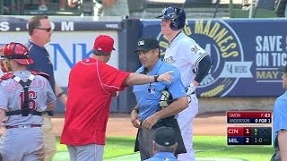 CIN@MIL: Simon plunks Anderson and gets tossed