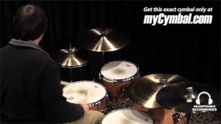 Video thumbnail for Sabian 18" HHX Manhattan Jazz Crash Cymbal (11891XN-1112913NNN) by Memphis Drum Shop