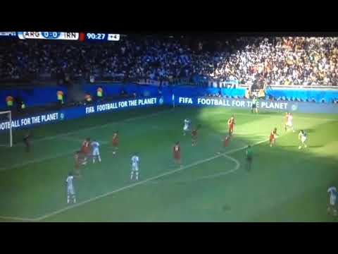 Commentator sings when messi scores