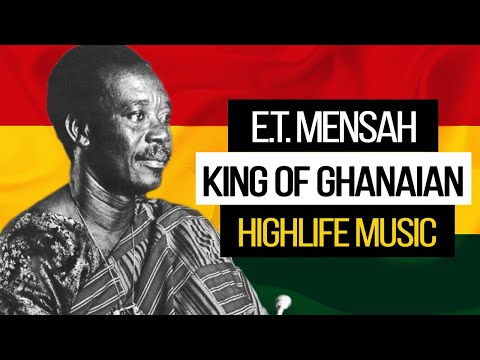 E.T Mensah: The renowned musician hailed as the King of Highlife Music.