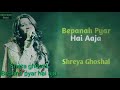 Bepanah Pyar Hai Aaja Shreya Ghoshal Old Is Gold Band