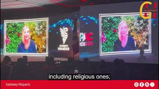 Giorgia Meloni en CPAC Mexico 2024