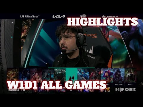 LEC Winter 2024 W1D1 - All Games Highlights | Week 1 Day 1 LEC Winter 2024