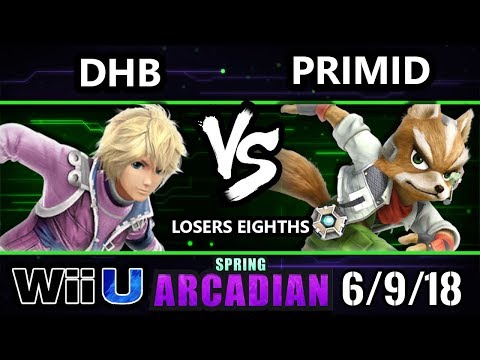 Spring Arcadian Smash 4 - DHB (Shulk) Vs. Primid (Fox) - Wii U Losers Eighths