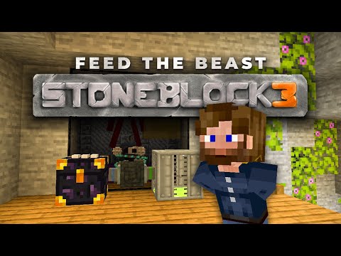 StoneBlock 3 EP9 Simple Mob Farm