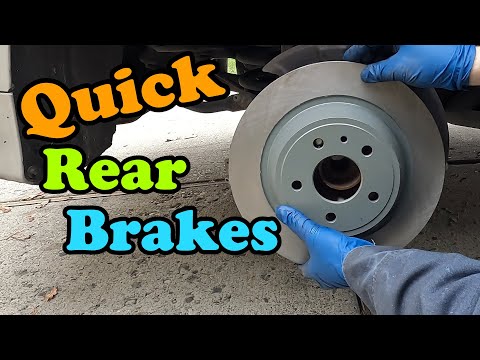 2013-2020 Ford Fusion Rear Brakes Pads and Rotor Replacement