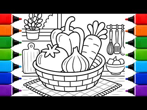 Free Veggie Coloring Sheets For Kids