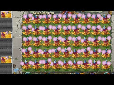 Plants vs Zombies 2 Challenge - Witch Hazel vs all Gargantuar