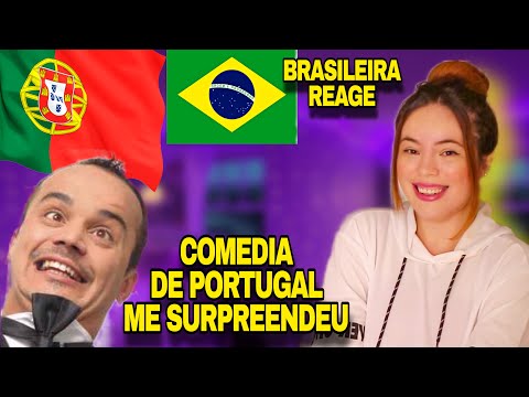 Brasileira Diverte-se: Reação a Fernando Rocha no Bolhão Rouge 😄🇵🇹 #ComédiaPortuguesa #FernandoRocha