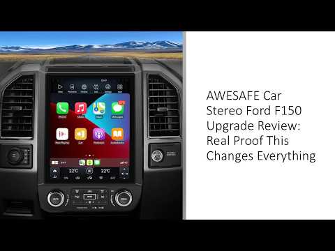 Car Radio for Ford F150 F250 F350,Car Stereo for Lincoln MKX, Head Unit for Mercury Montego,w/Wireless CarPlay & Android Auto,7 inch Linux System Touch Screen Supprt Bluetooth Backup Camera video review thumbnail