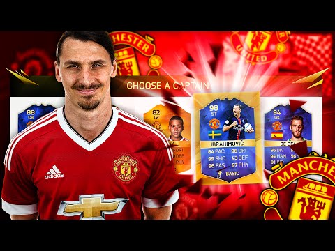 THE ULTIMATE MANCHESTER UNITED IBRAHIMOVIC BPL FUT DRAFT CHALLENGE! FIFA 16 ULTIMATE TEAM