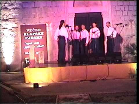 slano - susret klapa 2006 - dio koncerta  ( klapa oštro,otok i pulena )