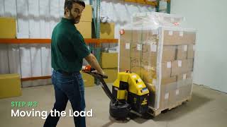 How to use Electric Pallet Jacks at WareSpace | Tutorial