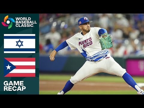 Israel vs. Puerto Rico | 2023 World Baseball Classic