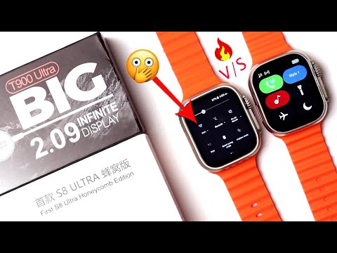 S8 Ultra Sim Card 4G vs T900 Ultra Smart Watch Side By Side Comparison
