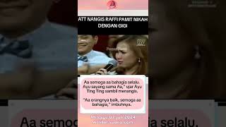 Download lagu Ayu Ting Ting Cried When Raffi Ahmad Wanted to Marry Nagita mp3