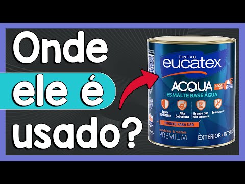 Para Que Serve o Esmalte Sintético a Base De Água?