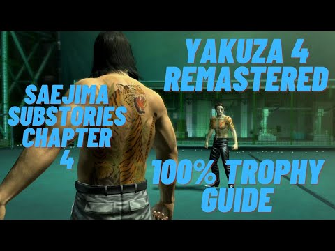 Substories Saejima Chapter 4 - Yakuza 4 Remastered 100% Trophy Guide