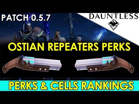 Dauntless - Best Perks & Cells For Ostian Repeaters