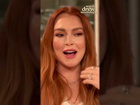 Lindsay Lohan Reacts to Son Watching "Parent Trap" For First Time | The Drew Barrymore Show