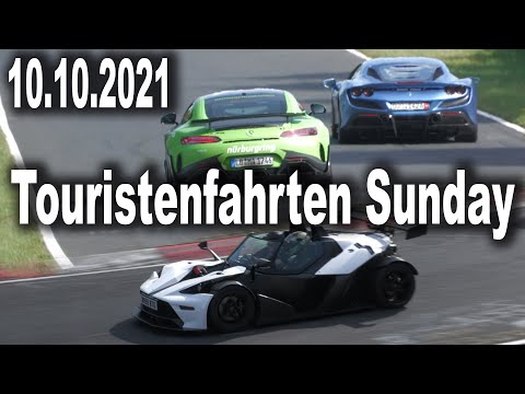 Nurburgring Nordschleife Touristenfahrten 😎 10.10.2021 Teil 1 in 4K60 😅