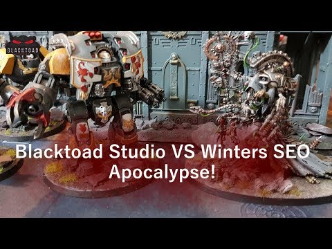 Apocalypse 8th Edition - 7000 points Winters SEO VS Blacktoad Studio - Warhammer 40k Battle Report