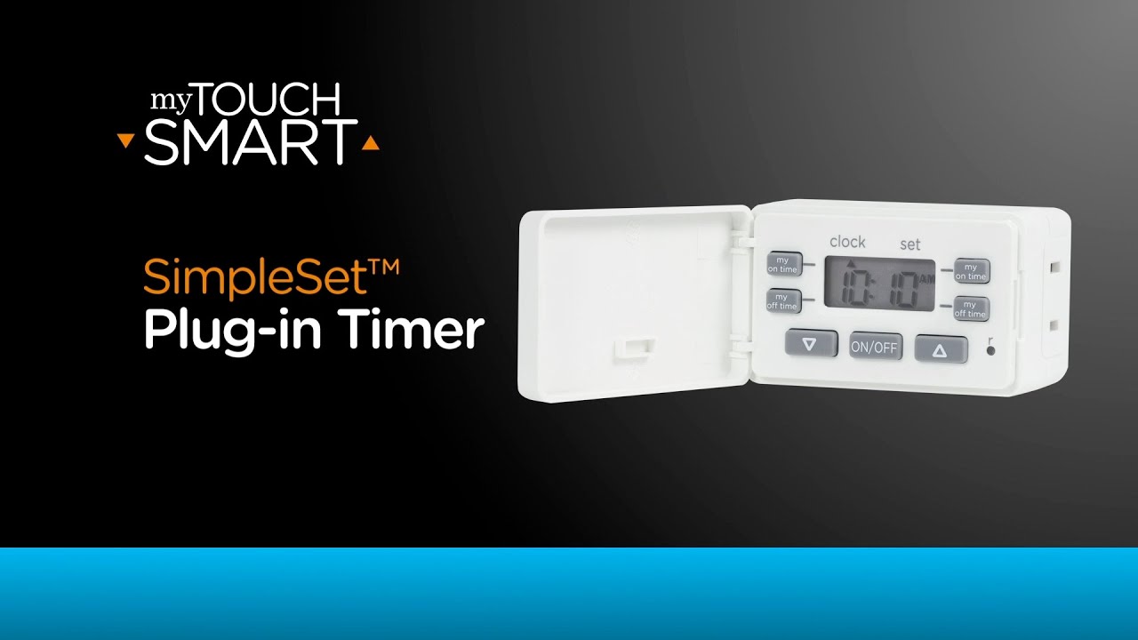 58115: myTouchSmart SimpleSet Plug-in Timer - Operation