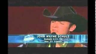 John Wayne Shultz - American Idol