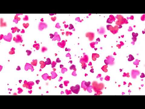 60:00 Minutes / Polygonal Heart Shapes Particles Background  Featuring Valentine’s Day 4K (Free)