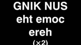 The Beatles - Gnik Nus with lyrics