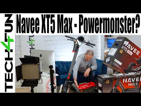 Navee XT5 Max E-Scooter | 2.200W Monster | Konkurrenzlos gut?