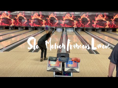 Slow Motion Bowling release of two time US Open Champion Francois Lavoie.