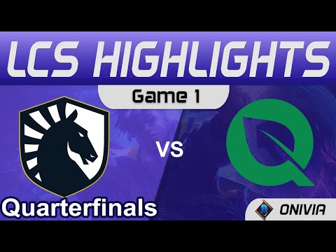 TL vs FLY Highlights Game 1 LCS Lock In Quarterfinals 2022 Team Liquid vs FlyQuest by Onivia