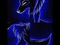 View 13 Blue Neon Wolf Images