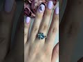 Серебряное кольцо с мистик топазом 2.636ct