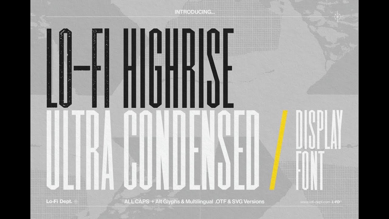 Lo Fi HIGHRISE Font Download