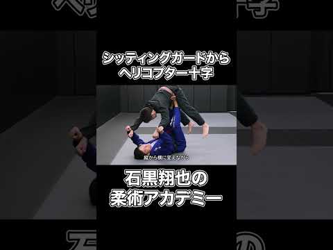 【柔術】シッティングガードからヘリコプター十字