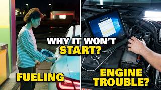 Why car struggles to start after putting gas in