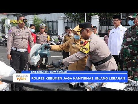 POLRES KEBUMEN MUSNAHKAN RATUSAN MIRAS DAN KNALPOT BRONG