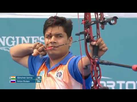 world cup 2021 stage 3 compound men's semifinals Abhishek Verma vs anton bulaev
