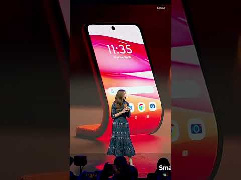 Motorola Unveils Slap Bracelet-Like Bendable Phone Display Concept #shorts