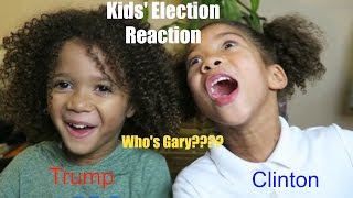 Who's Gary??? US Presidential Election 2016 -Kids' Election Reaction- Funny video